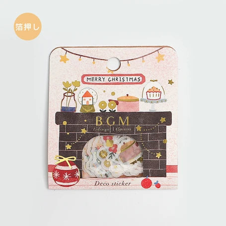 BGM Foil Stamping Stickers- Merry Christmas
