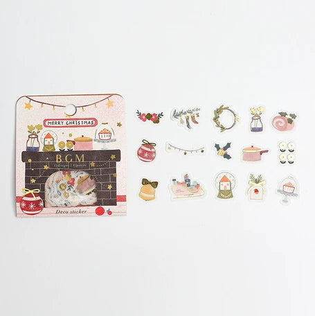 BGM Foil Stamping Stickers- Merry Christmas