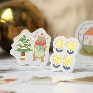 BGM Foil Stamping Stickers- Merry Christmas