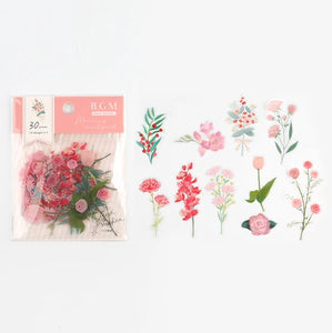 BGM Stickers- Morning Garden Pink