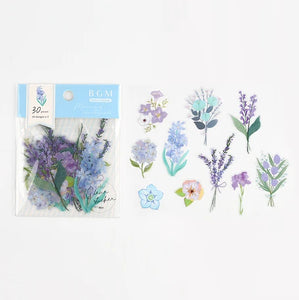 BGM Stickers- Morning Garden Blue