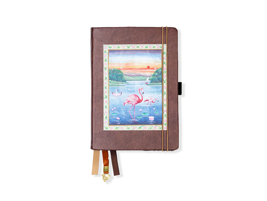 Vintage Series: Flamingo, Plain, Deckle Edged