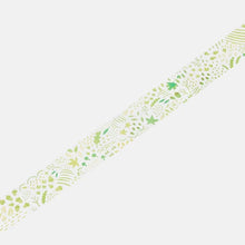 Load image into Gallery viewer, BGM Clear Tape- Green Leaf
