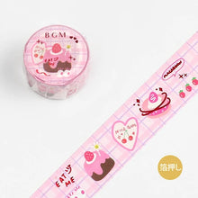 Load image into Gallery viewer, BGM Washi Tape- Pink Tape
