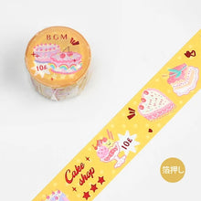 Load image into Gallery viewer, BGM Washi Tape- Yellow Cake
