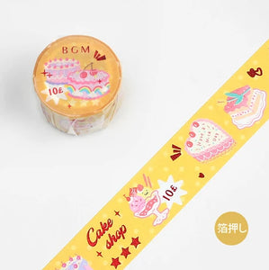 BGM Washi Tape- Yellow Cake