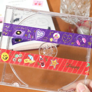 BGM Washi Tape- Purple Party