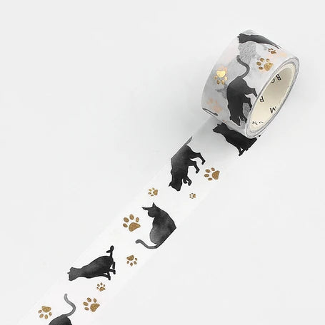 BGM Washi Tape- Black Cat
