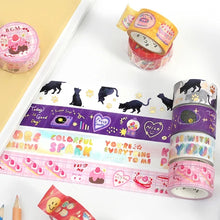 Load image into Gallery viewer, BGM Washi Tape- Black Cat
