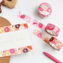 Load image into Gallery viewer, BGM Washi Tape-  Crayon Land Sweet Bread
