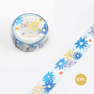 BGM Washi Tape-  Crayon Land Cosmos