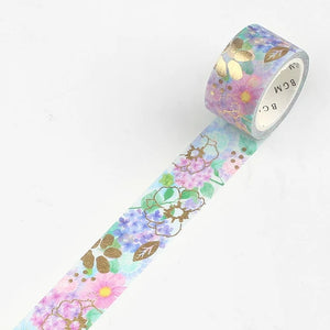 BGM Washi Tape-  Flower Melody Hydrangea