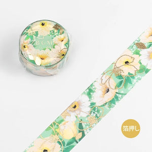 BGM Washi Tape-  Flower Melody Anemones