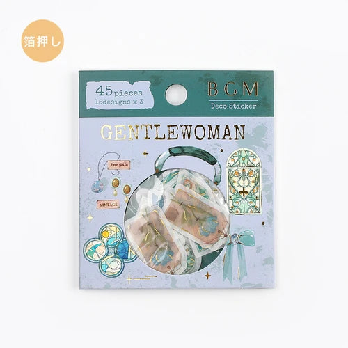 BGM Foil Stamping Stickers- Gentlewomen