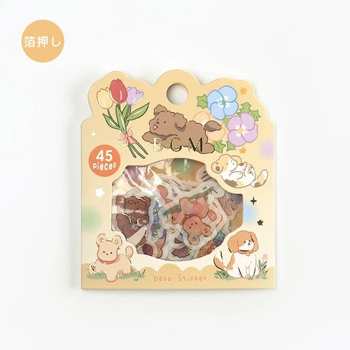 BGM Foil Stamping Stickers- Dogland