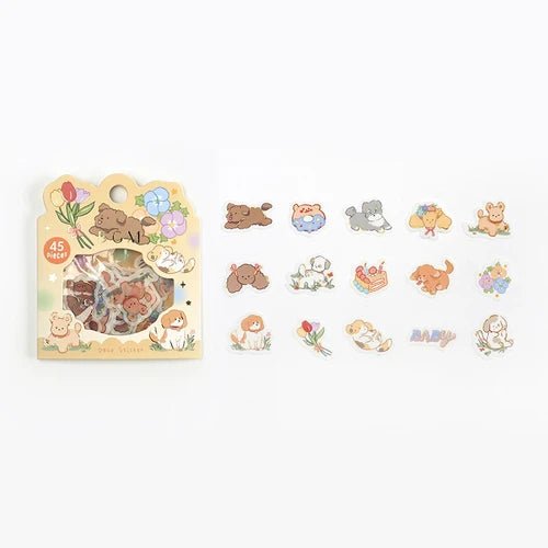 BGM Foil Stamping Stickers- Dogland
