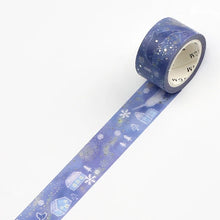 Load image into Gallery viewer, BGM Washi Tape-  Water Snow
