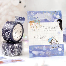 Load image into Gallery viewer, BGM Washi Tape-  Water Snow
