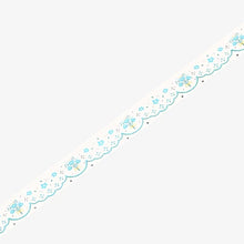 Load image into Gallery viewer, BGM Washi Tape- Lace Blue Flower
