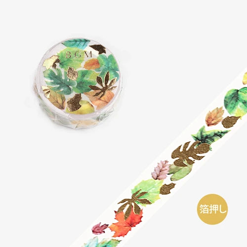 BGM Washi Tape- Branch Leaf