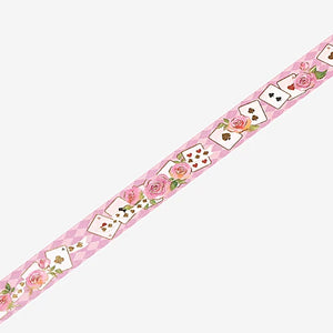 BGM Washi Tape- Rose Playing Card