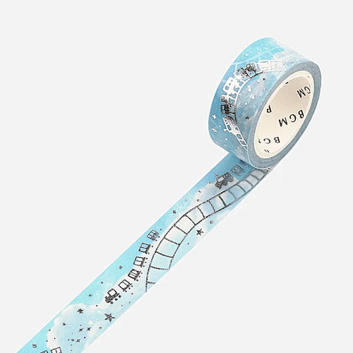 BGM Washi Tape- Azure Train