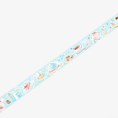 BGM Washi Tape- Blue Sky Tea Time
