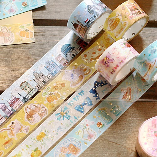 BGM Washi Tape- Blue Sky Tea Time