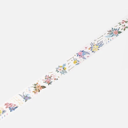 BGM Washi Tape- Flower Bouquets
