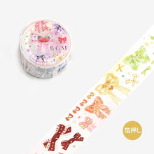 Load image into Gallery viewer, BGM Washi Tape- Rainbow Ribbons
