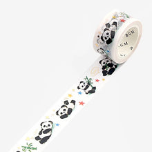 Load image into Gallery viewer, BGM Washi Tape- Panda Bear Bamboo
