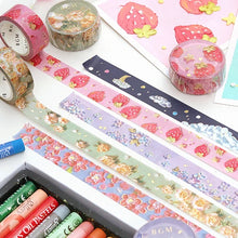 Load image into Gallery viewer, BGM Washi Tape- Strawberry
