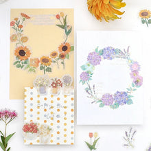 Load image into Gallery viewer, BGM Foil Stamping Stickers- Yellow Garden
