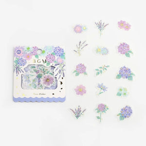 BGM Foil Stamping Stickers- Purple Garden