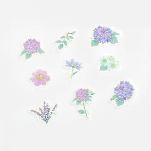 BGM Foil Stamping Stickers- Purple Garden