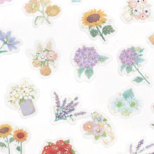 Load image into Gallery viewer, BGM Foil Stamping Stickers- Purple Garden
