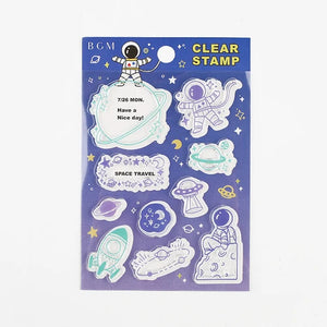 BGM Clear Stamp -Space Travel
