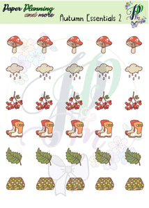 Autumn Essentials 2 Sticker Sheet
