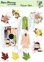 Load image into Gallery viewer, Autumn Vibes Sticker Sheet
