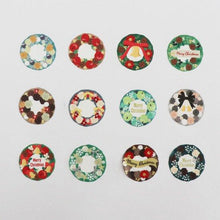 Load image into Gallery viewer, Bande - Washi roll sticker - Christmas Lease Wreath
