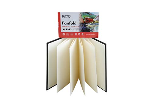 Brustro Artists Fanfold Watercolour Book