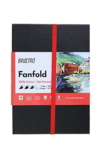 Brustro Artists Fanfold Watercolour Book