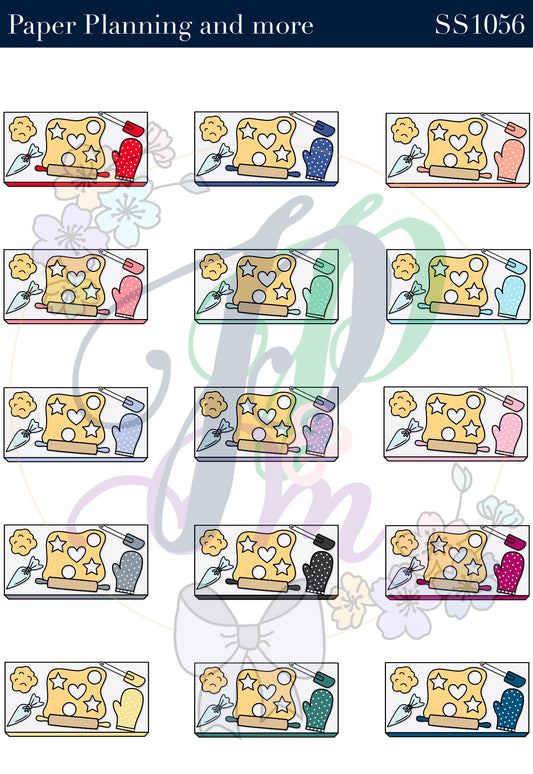 Baking Flat Lay Sticker Sheet