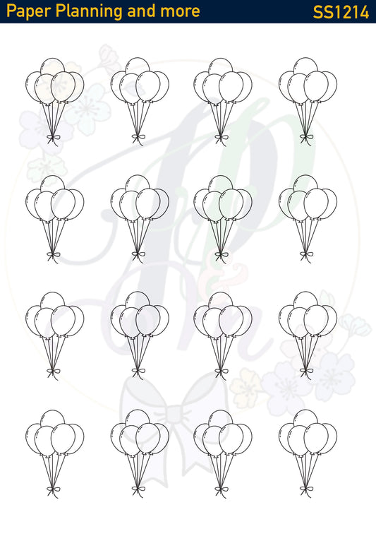 Balloons Sticker Sheet