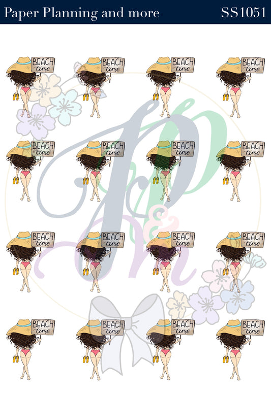 Beach Time Sticker Sheet