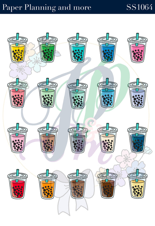 Boba Love Sticker Sheet
