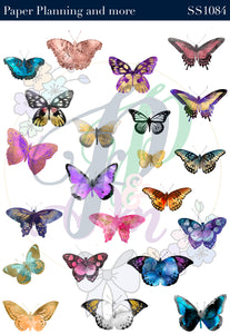 Butterflies 2 Sticker Sheet