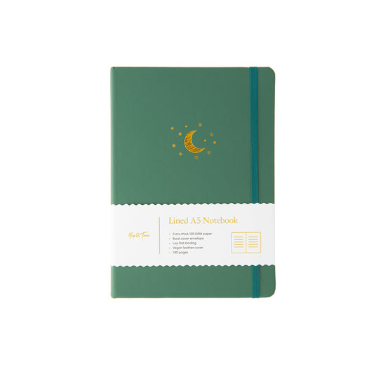 Yop & Tom A5 LINED JOURNAL - FOREST GREEN