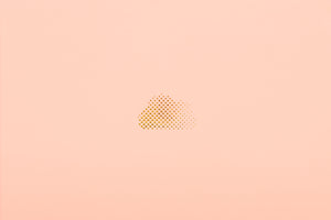 A5 DOT GRID JOURNAL - CLOUD - PASTEL PEACH