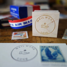 Load image into Gallery viewer, Stamp // &quot;mail more LOVE&quot;
